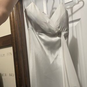 White prom dress